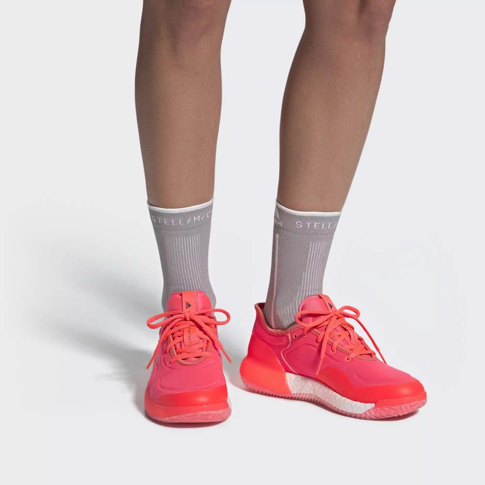 Adidas Stella McCartney Court Boost Zapatillas De Tenis Rosas Para Mujer (MX-74817)